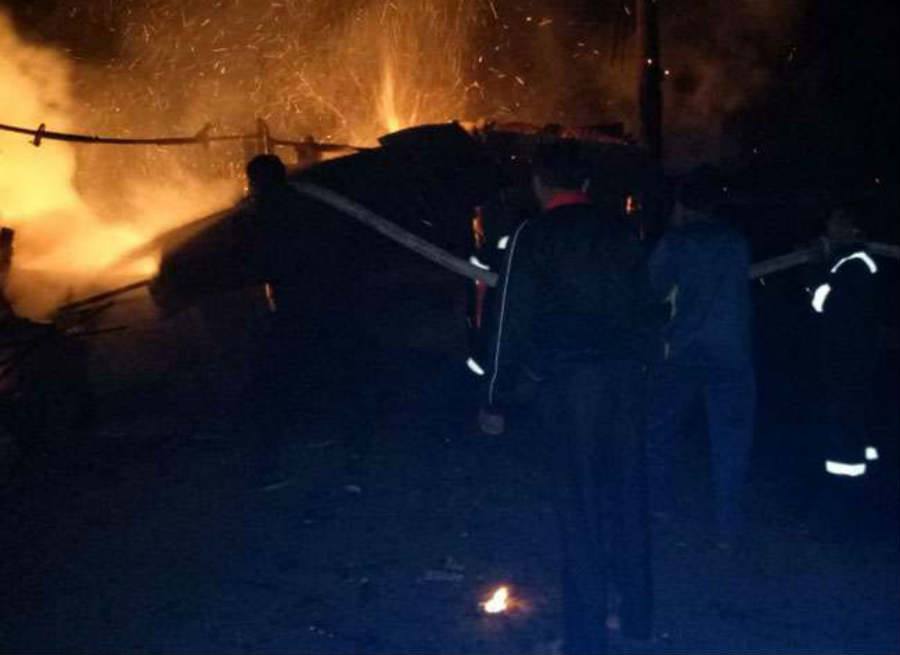 five shops caught fire in ranikhet